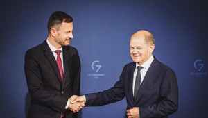 Eduard Heger: Dohodol som spoluprácu pri dodávkach plynu cez nové nemecké terminály