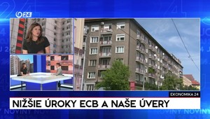 Ekonomika 24: Nižšie úroky ECB a naše úvery
