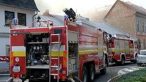Horelo v centre Prešova. Podkrovie ľahlo popolom