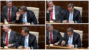 VIDEO: Ako sa Bugár s Dankom zabávali počas voľby ústavných sudcov