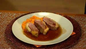 Kačacie prsia a batatové pyré