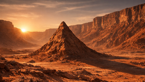 Na Marse sa objavila pyramída: Vedci hovoria niečo iné