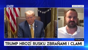 Štúdio 24: Trump hrozí Rusku zbraňami i clami