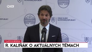 Tlačová beseda ministra Kaliňáka o aktuálnych témach