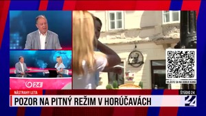 Štúdio 24 o pitnom režime v horúčavách