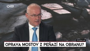 Štúdio 24: Oprava mostov z peňazí na obranu?