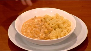 Kurací paprikáš s varenými kolienkami