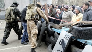 Zbrane a budovy v Slavjansku majú v rukách proruskí ozbrojenci