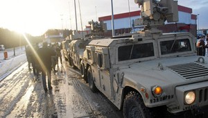 V Poľsku havaroval kamión americkej armády, prevážal muníciu do tankov