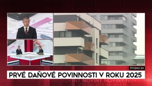 Štúdio 24: Prvé daňové povinnosti v roku 2025