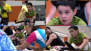 Tomáško miluje spinning. Má len osem rokov!