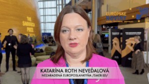 Katarína Roth Neveďalová: EÚ sa nemá zaoberať obranou, na to tu máme NATO