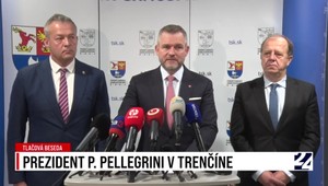 Tlačová beseda prezidenta Pellegriniho v Trenčíne