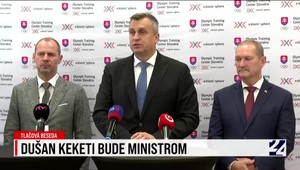 Tlačová beseda o nominácii Dušana Keketiho na nový ministerský post