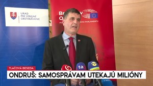 Tlačová beseda Branislava Ondruša: Samosprávam utekajú milióny