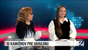 Štúdio 24 o kamiónoch pre Ukrajinu