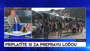 Štúdio 24: Priplatíte si za prepravu loďou
