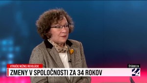 Štúdio 24 o zmenách v spoločnosti za 34 rokov