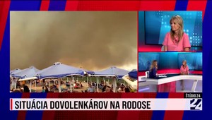 Štúdio 24 o slovenských turistoch na Rodose