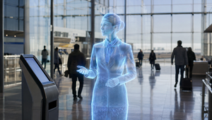 AI hologram radí cestujúcim. Letiská skúšajú zmenu