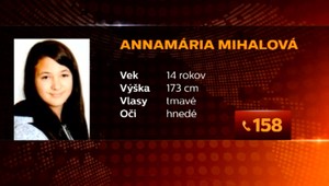 Zo školy sa už nevrátila. Štrnásťročná Annamária je nezvestná od štvrtku