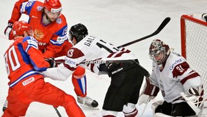 Hokej-MS: Rusi zlomili odpor Lotyšska, exceloval Malkin