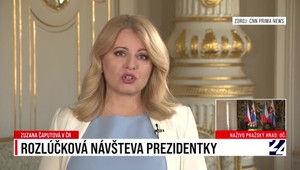 Štúdio 24: CNN Prima o prezidentkinej rozlúčkovej návšteve