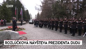 Rozlúčková návšteva prezidenta Dudu