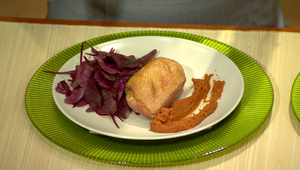 Pečená kačica s gaštanmi