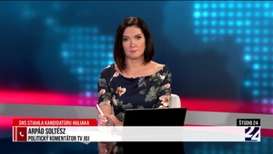 Štúdio 24 s komentátorom TV JOJ Arpádom Soltészom o stiahnutí nominácie Rudolfa Huliaka