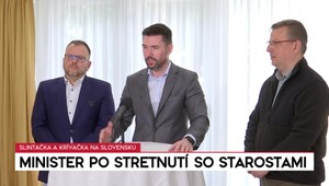 Tlačová beseda ministra Takáča po stretnutí so starostami