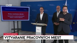 Tlačová beseda ministrov práce a dopravy o vytváraní pracovných miest