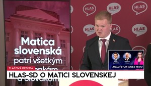Tlačová beseda strany HLAS-SD o Matici slovenskej