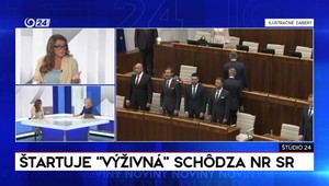 Štúdio 24: Štartuje "výživná" schôdza NR SR