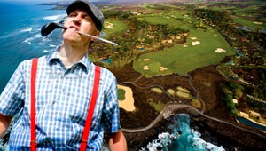 Golfová hviezda internetu. Radšej mal tú loptičku odpáliť...