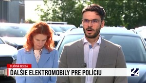 Tlačová beseda pri príležitosti odovzdávania nových automobilov polícii