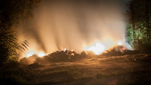 FOTOGALÉRIA: Rozsiahly požiar senníka