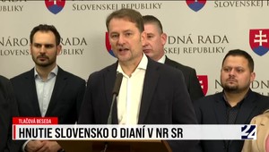 Tlačová beseda hnutia Slovensko o dianí v národnej rade