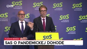 Tlačová beseda strany SaS o pandemickej dohode