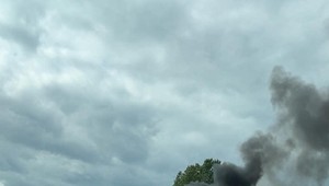 Na D1 pred Liptovským Mikulášom horel autobus, príčinou bola technická porucha