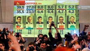 Gréci odvolili. Prvé odhady favorizujú radikálne ľavicovú Syrizu