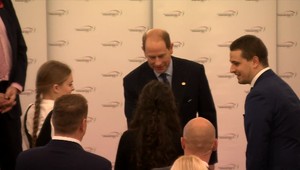 Na Slovensko zavítal princ Edward. Zúčastnil sa odovzdávania cien pre mladých