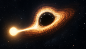 Vedci objavili čiernu dieru, ktorá práve pohlcuje hviezdu