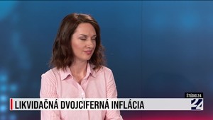 Štúdio 24 o likvidačnej dvojcifernej inflácii