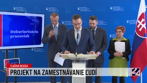 Tlačová beseda: Projekt na zamestnávanie ľudí