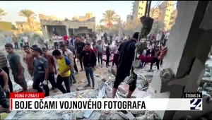Štúdio 24 o bojoch očami vojnového fotografa