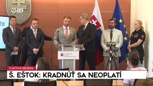 Tlačová beseda ministra vnútra: Kradnúť sa neoplatí