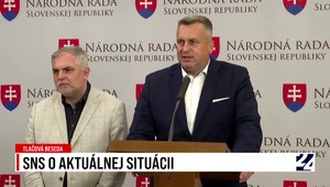 Tlačová beseda SNS k aktuálnej politickej situácii