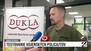 Rozhovory 24 o testovaní vojenských policajtov