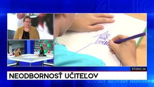 Štúdio 24: Neodbornosť učiteľov